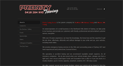 Desktop Screenshot of prioritytowingservice.net