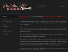 Tablet Screenshot of prioritytowingservice.net